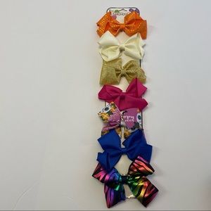 Buttons & Bows set of 7 NWT Halloween Hair bows.